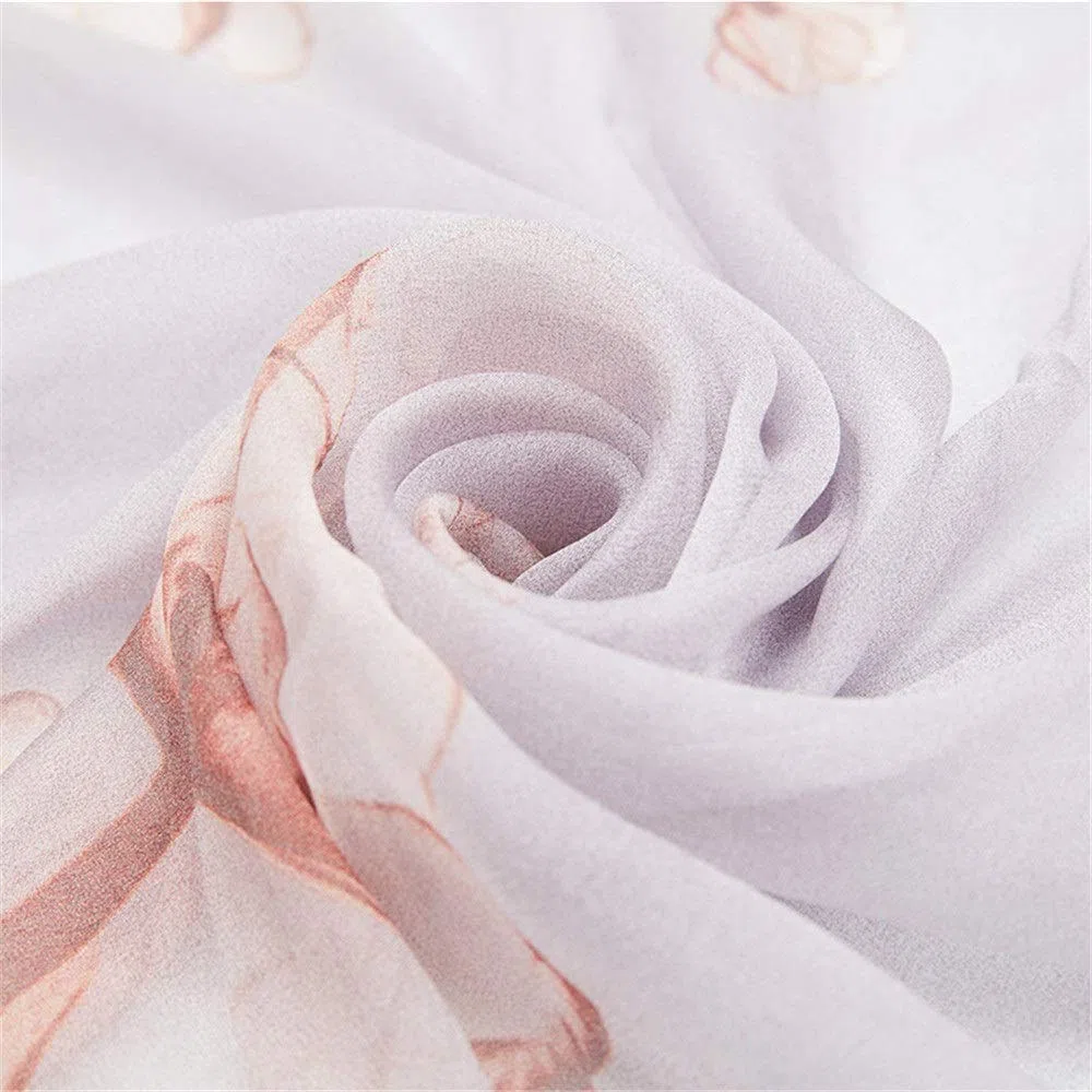 Pañuelos cuadrados de satén, Bufanda de cuello cuadrado, chal ligero seda satinada suave. Mujer Estampado floral Multi