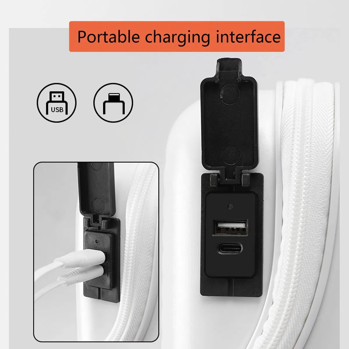 Equipaje de Mano (20 Pulgadas), Equipaje de Mano para Viaje, Maleta Multifuncional, con Puertos USB de Bolsillo para Laptop, 20in/22in/24in/26in (Color : 1, Size : 22 Inches)