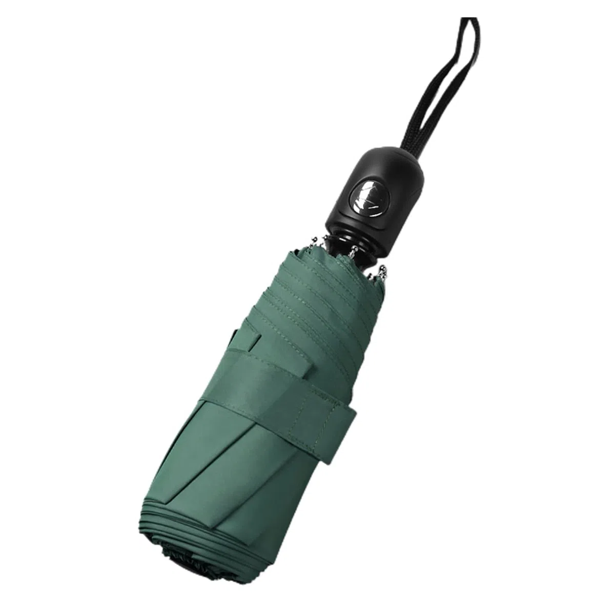 Paraguas Plegable de 8 Varillas, Apertura y Cierre automáticos, Paraguas de Bolsillo de 6 Colores, Paraguas pequeño, Compacto, Ligero, Resistente, Mini, Paraguas portátil