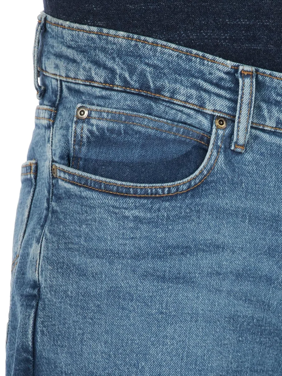 Lee Legendary Pantalones Vaqueros para Hombre, Corte Holgado y Rectos, Azul Verdadero, 42W x 34L
