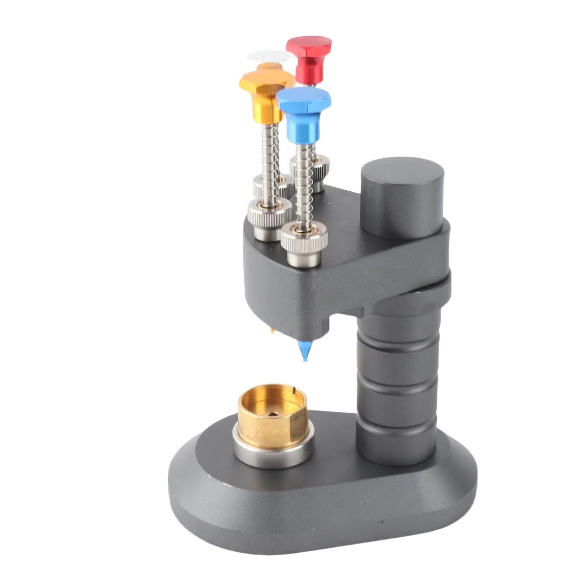 Prensador de Manecillas de Reloj, Herramienta Profesional de Ajuste de Aleación de Aluminio de Alta Precisión para Relojero, Removedor Automático de Manecillas de Reloj de 4 Pines para