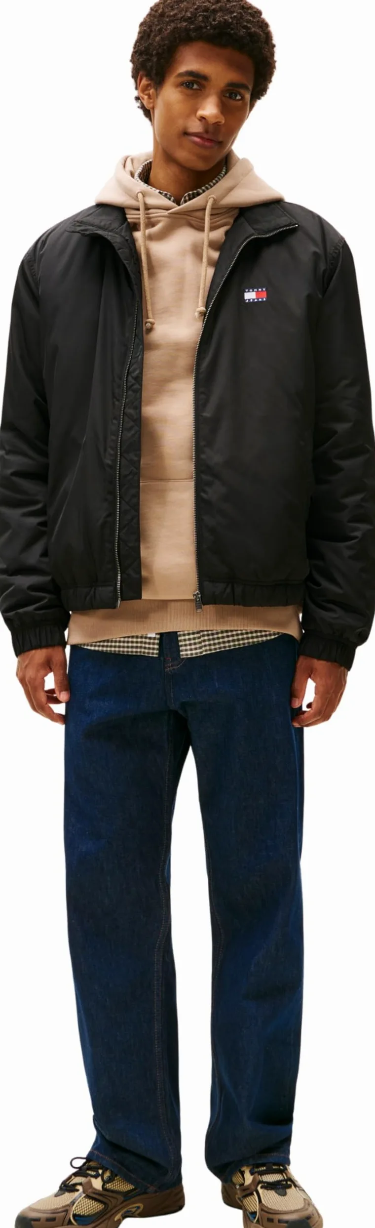Tommy Jeans Cazadora de entretiempo Hombre Essential Padded con cuello alto