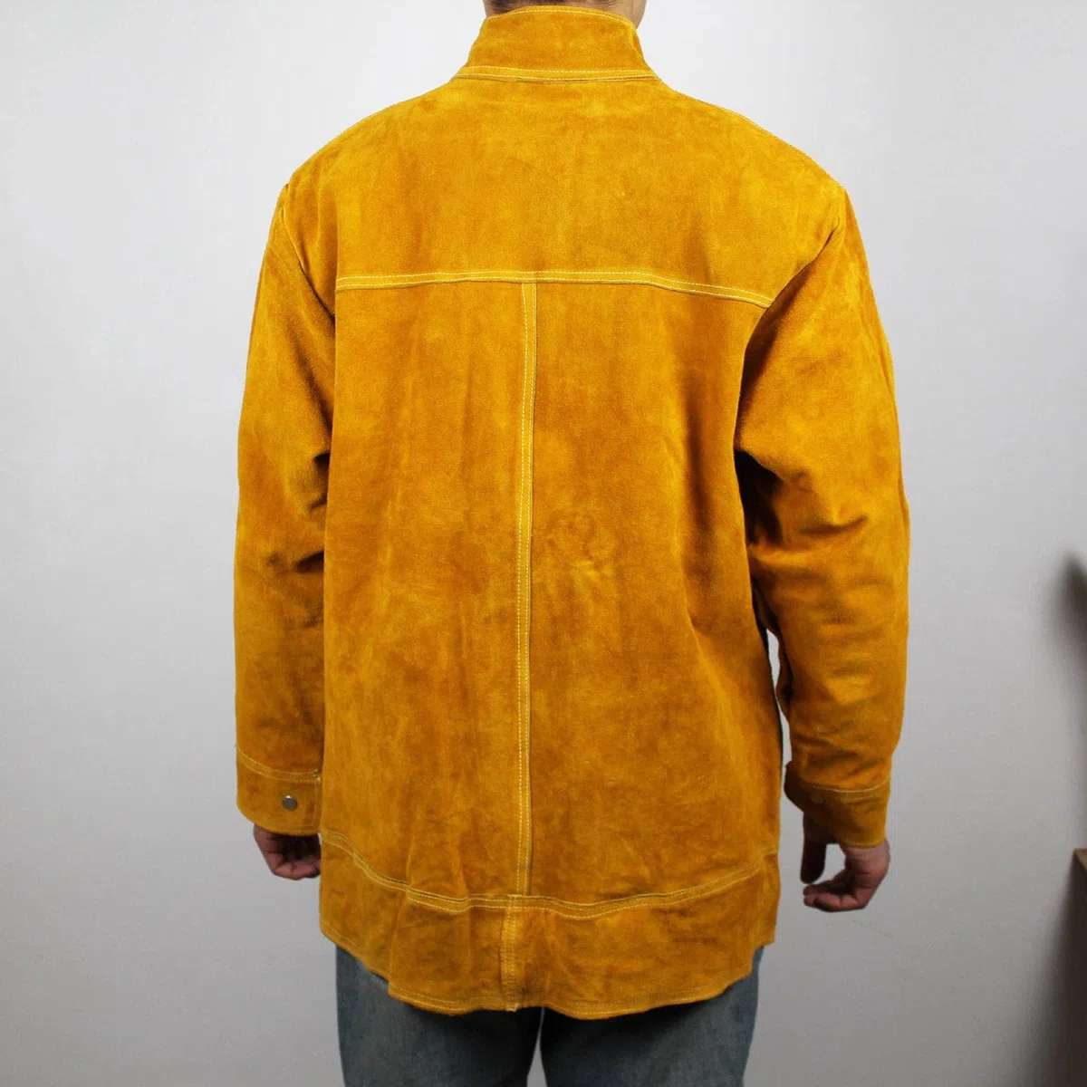 Chaqueta de Soldar de Cuero de, Delantal Protector, Traje de Soldador