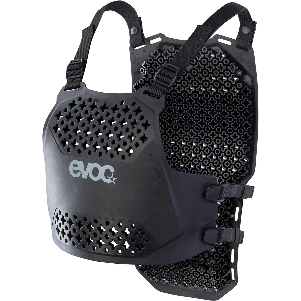 EVOC Torso Protector, Protective Vest (Back and Chest Protection, New LITESHIELD Flex Protector Technology, Maximum Flexibility, Insensitive to Temperature, 3D Ventilation, Size:
