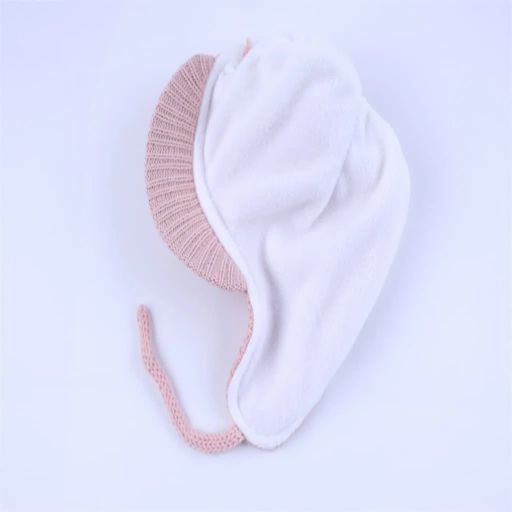 Bebé niño Infantil niños otoño e Invierno Visor de Invierno Sombrero de Punto Fleece Alineado Calado euríbulo Gorro Gorro for niños niñas(3-Pack,Medium)