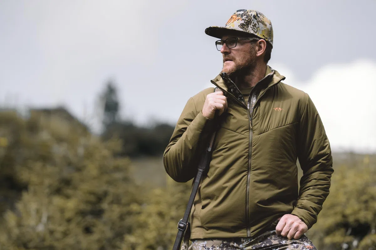 Blaser Mens Alpha Stretch Jacket HunTec Camouflage