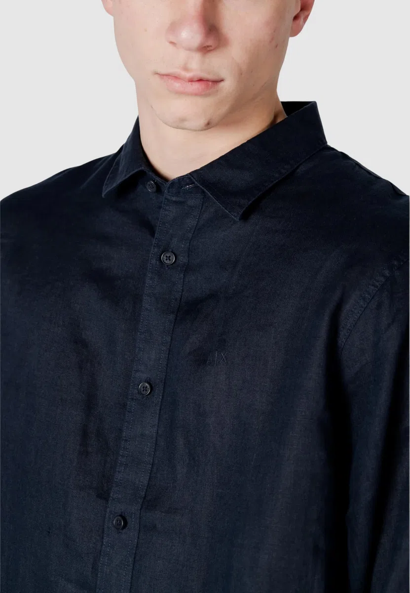 Armani Exchange Essential, Emboridered Tonal Logo Camisa Hombre (Pack de 1)