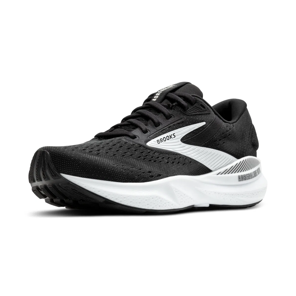 Brooks Adrenaline GTS 24 Zapatillas de running para mujer, con sujeción, Negro/Blanco, 9.5 Wide