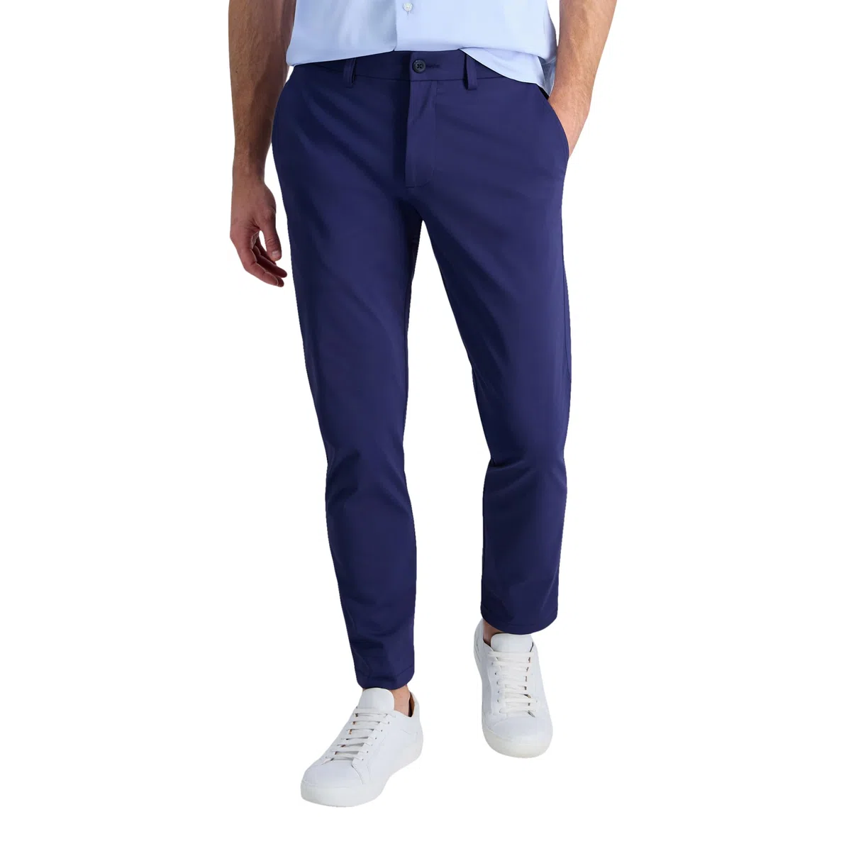 Haggar Sport Travel Performance Straight Fit Flat Front Casual Pant Pantalones Informales para Hombre