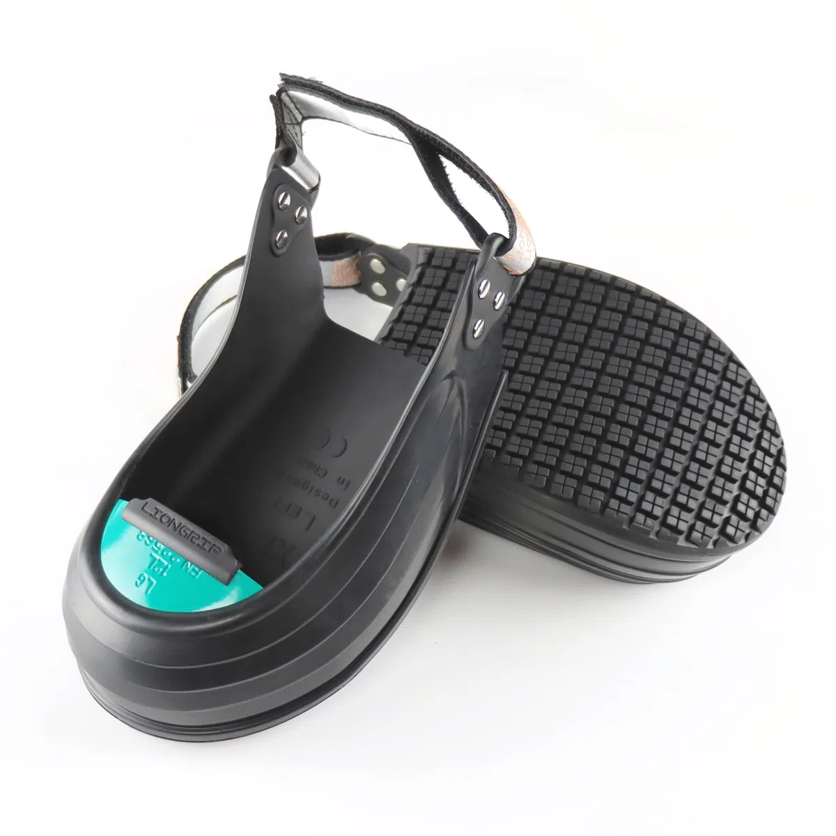 Toecover de acero - Zapatos antideslizantes con certificación CE/ASTM con aleación de titanio ultraligera - Toe Cap, resistente al aceite (FO) y resistente a ácidos y álcalis para uso industrial (XL