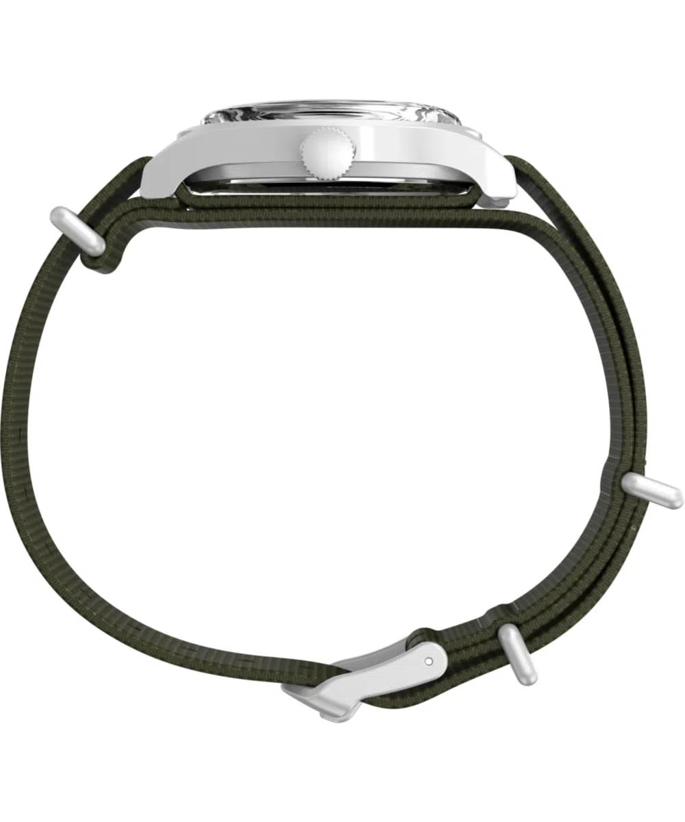 Timex Reloj de Pulsera analógico para Hombre MK1, Verde, Pulsera