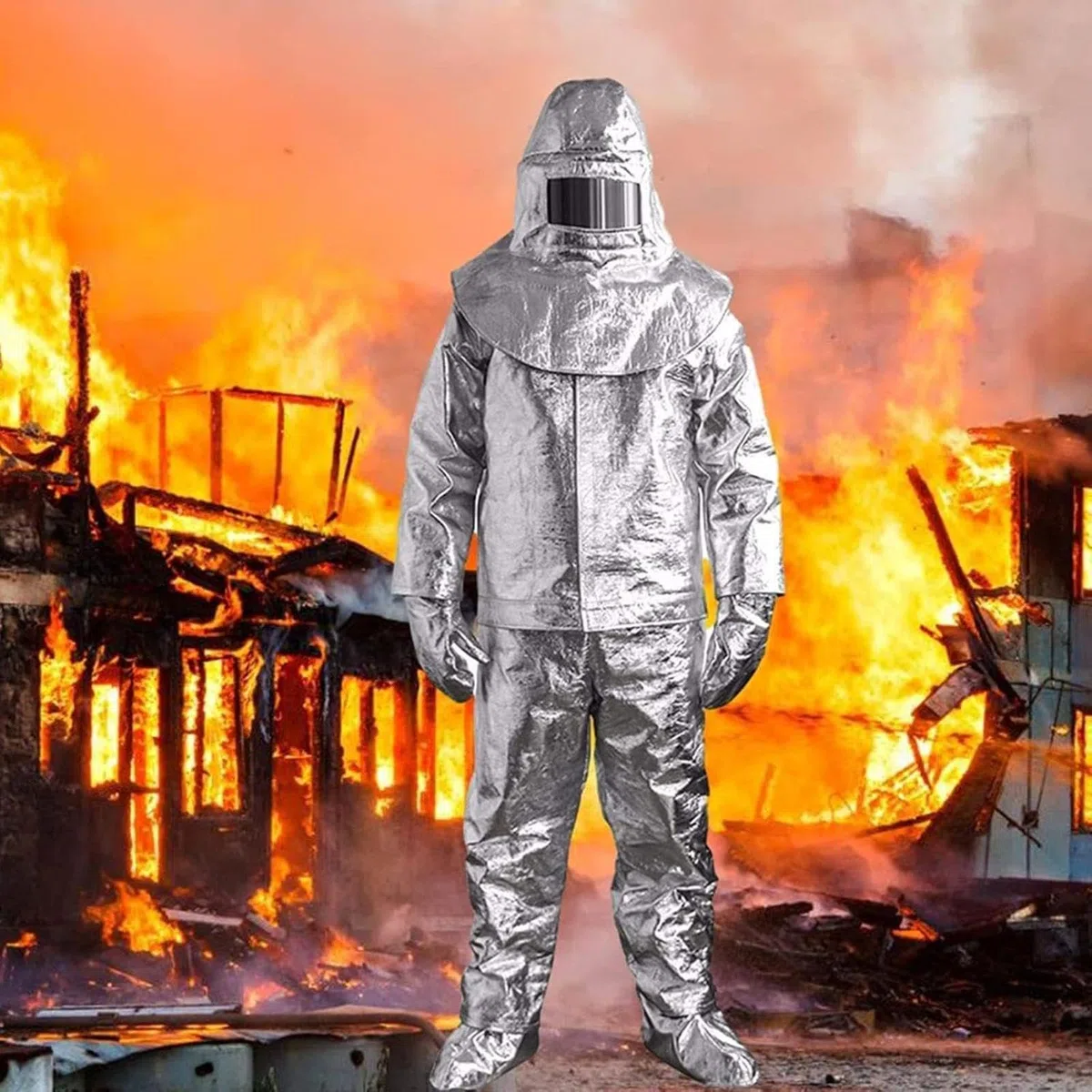 Traje Aislamiento Resistente Al Calor Ropa Aislamiento Térmico Radiación Anti Térmica Para Mujeres Hombres Traje Resistente Fuego