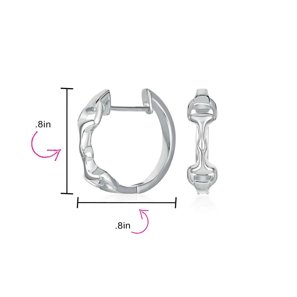 Pendientes De Aro Colgantes De Herradura Con Bozal De Caballo, Regalo Ecuestre De Cowgirl, Joyería Occidental Para Mujeres Adolescentes, Bañados En Oro Rosa En Plata Esterlina .925