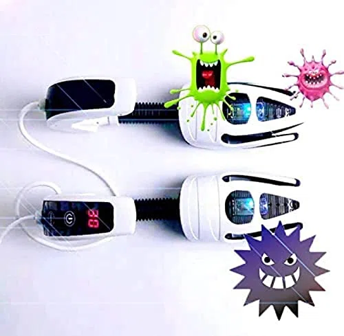 Desinfectante y secador de zapatos con luz UV para eliminar bacterias y hongos, promueve la salud y la comodidad de los pies