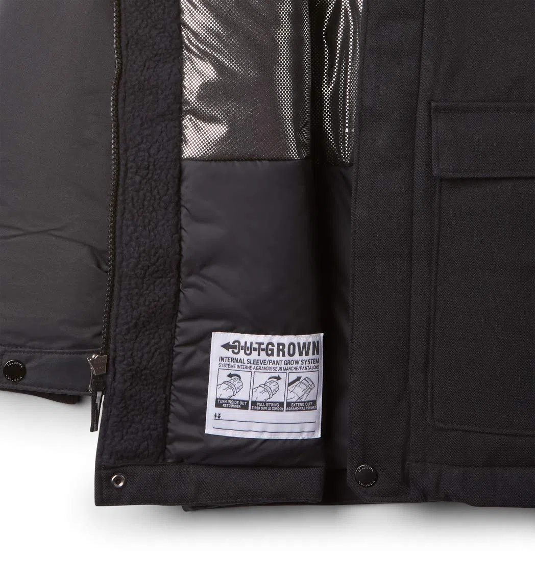 Columbia Youth Boundary Bay Parka de plumas para niño