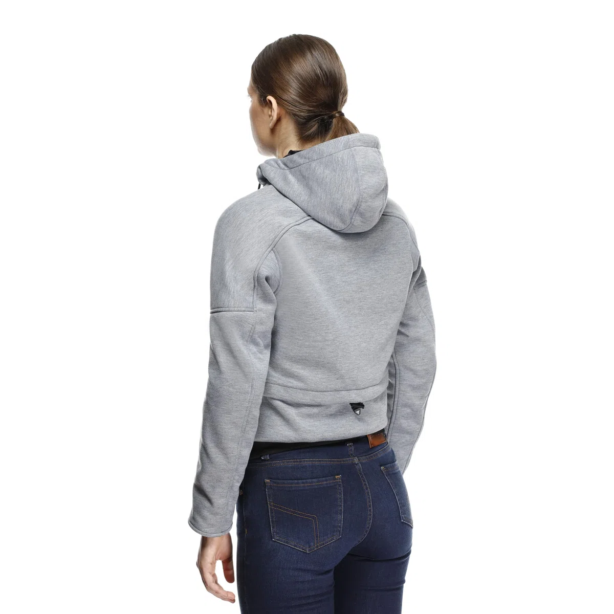 Dainese Daemon-x Safety Hoodie Full Zip Wmn Sudadera con Cremallera Y Capucha, Forro Interior De Felpa Mujer (Pack de 1)