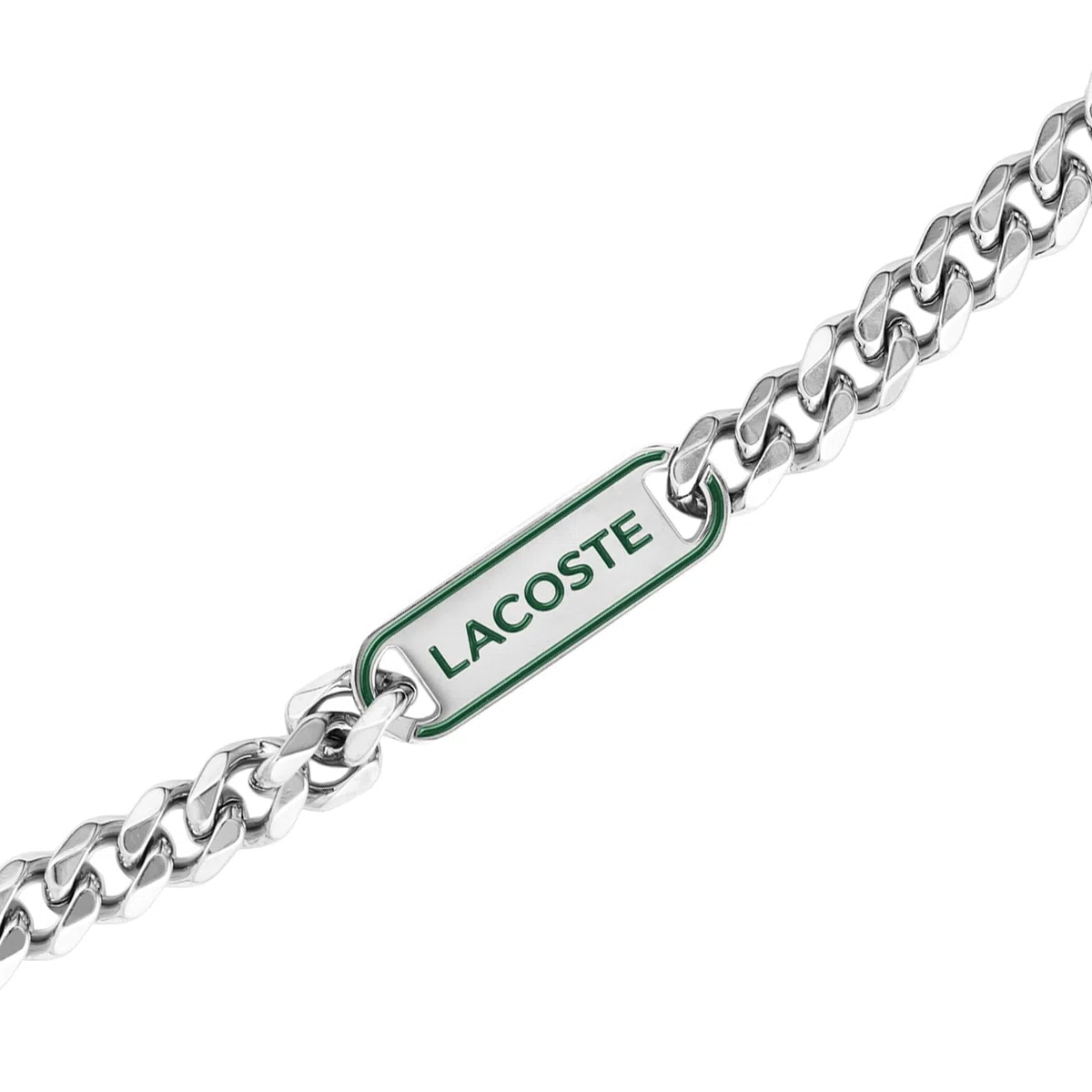 Lacoste Collar de cadena para Hombre Colección DISTRICT de Acero inoxidable