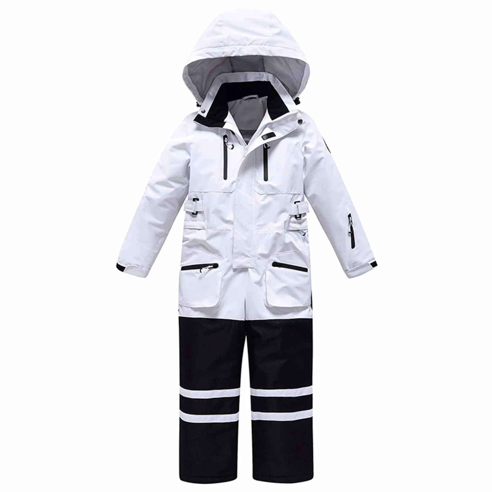 Traje de nieve para cochecito de invierno con forro aislante, chaqueta de entretiempo para niña