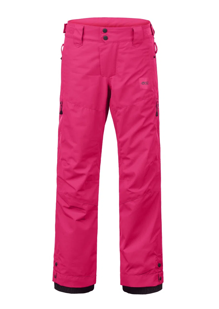 Picture Kids Time Pants Pink - Pantalones de esquí para niños, transpirables, impermeables, talla 8, color frambuesa