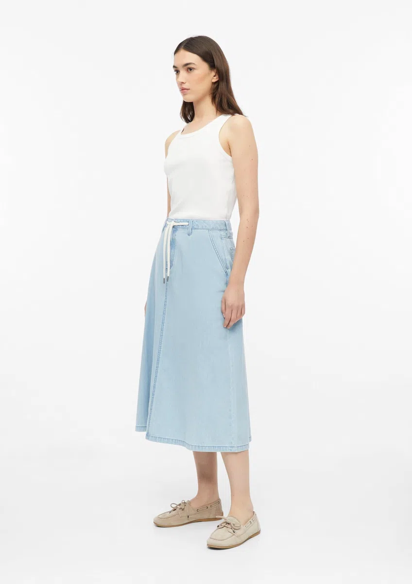 s.Oliver 2179826 Falda Vaquera Midi Mujer