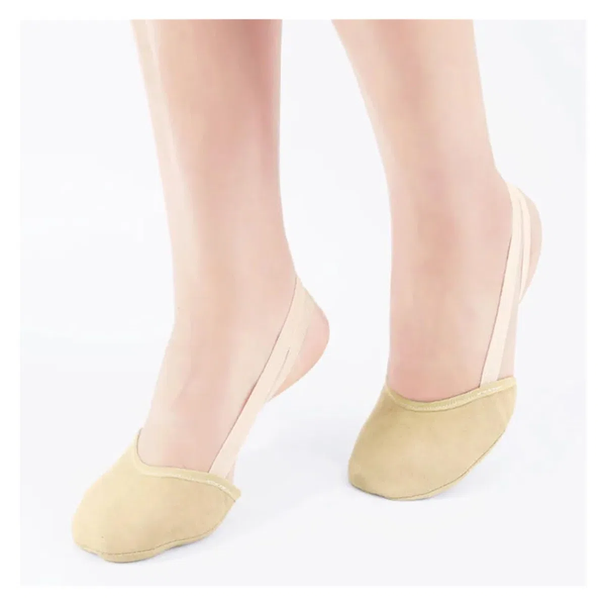 Punteras Gimnasia Ritmica Niña 1/2/5/10 Pares de Zapatos de Gimnasia for Deportes de Arte, Zapatos de Baile con Media Suela, Zapatos de Baile, Equipo de Gimnasia(20 Pairs,36)