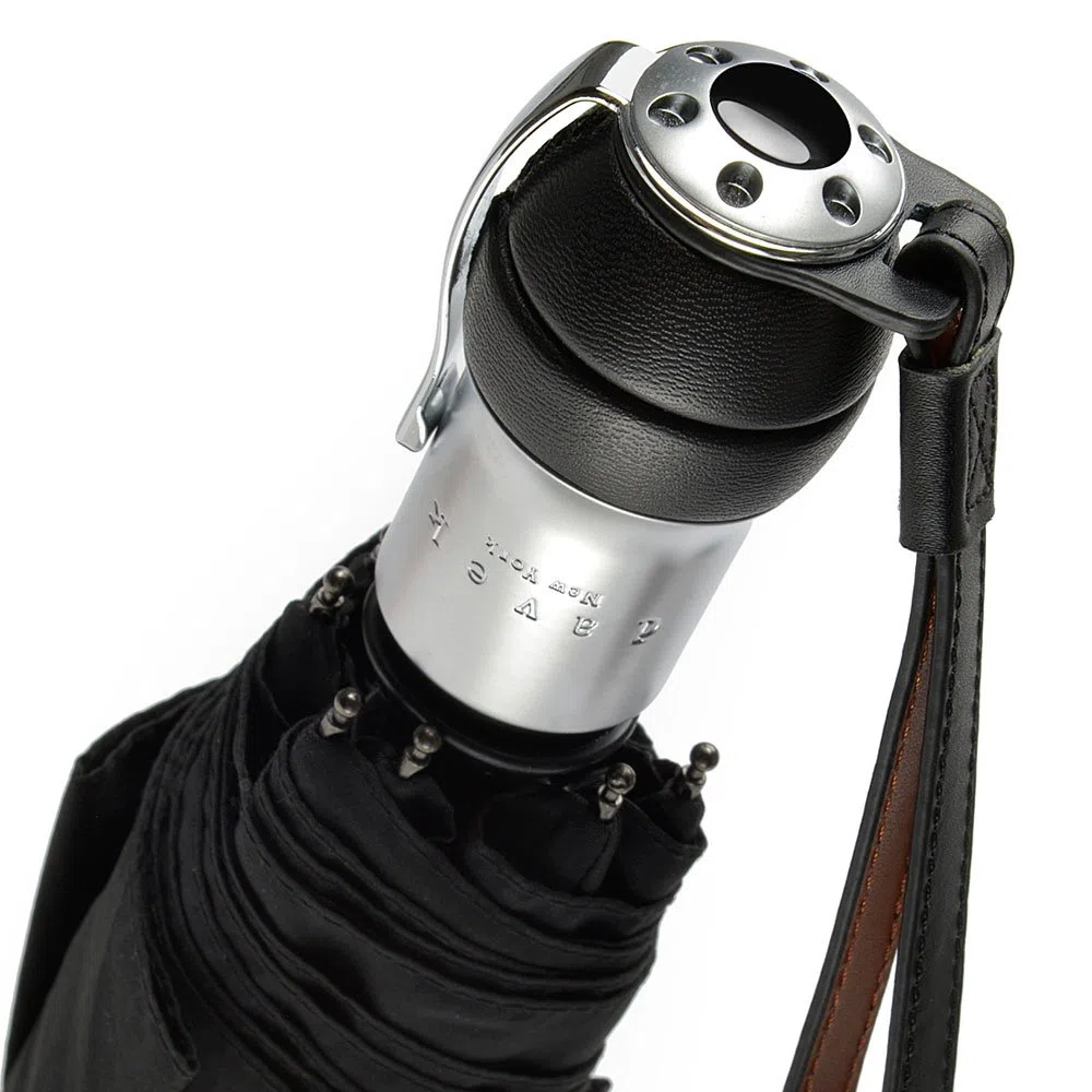 DAVEK SOLO UMBRELLA - Quality Windproof Travel Umbrella with Automatic Open & Close, Strong & Portable
