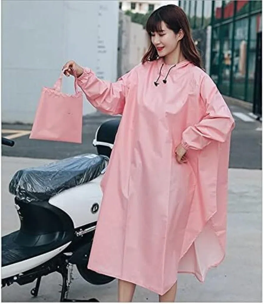 Capa de Lluvia Reutilizable Mujeres Adultas Poncho Ciclismo Impermeable Delgado Y Portátil Viajes Al Aire Libre Camping Ropa de Agua para Exteriores