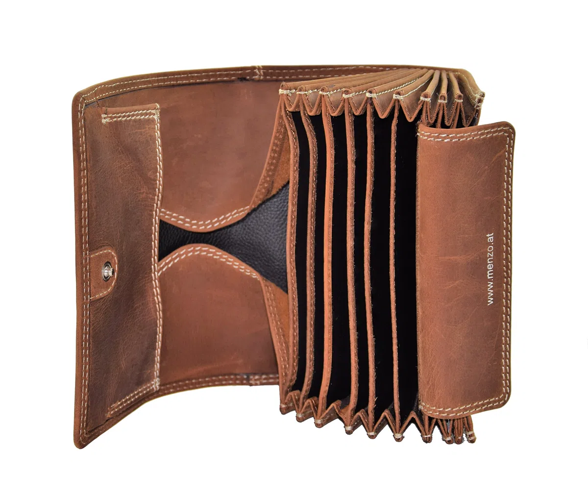 Menzo Ensemble de serveur professionnel GARANTIE 12 MOIS ! Bourse pour serveur Cuir Double Couture différents Coloris et Motifs