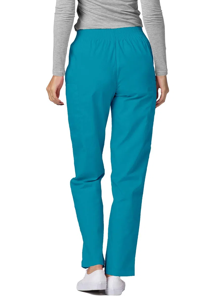 Adar Uniforme médico para mujer: chaqueta y pantalones elásticos sin cordones