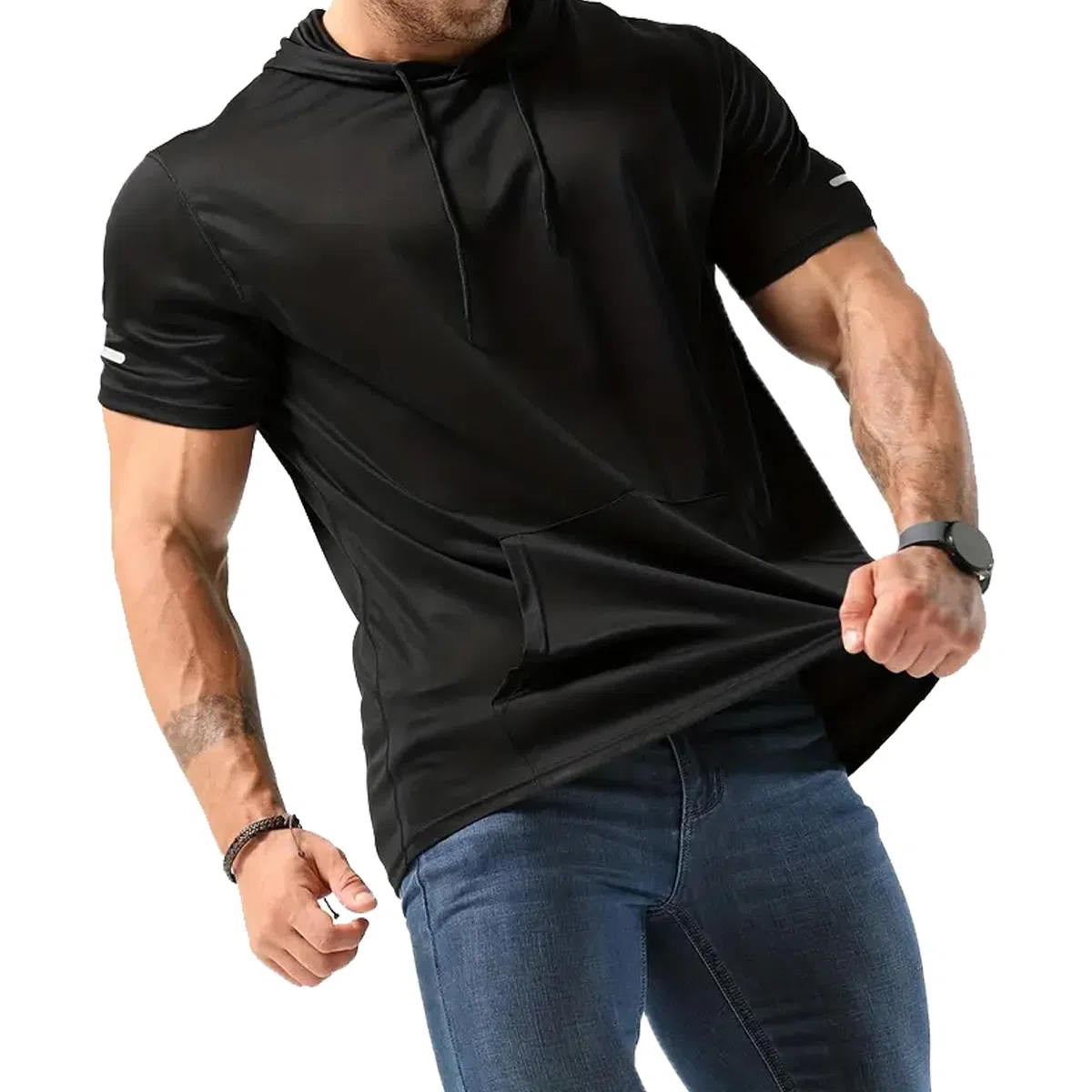 frueo Paquete de 1/3 camisetas de entrenamiento para hombre, secado rápido, absorben la humedad, manga corta, camisetas atléticas de malla