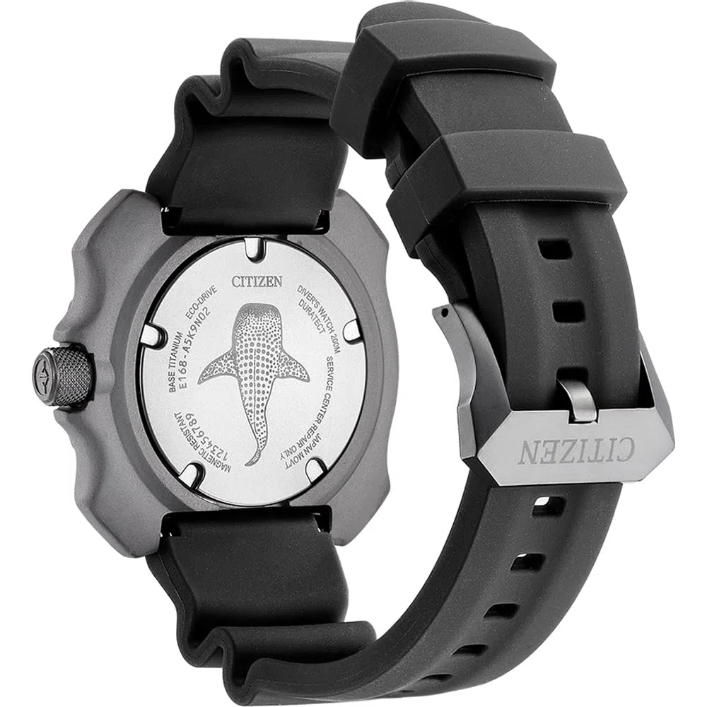 Citizen Reloj analógico Eco-Drive para Hombre con Banda de Goma Promaster Marine