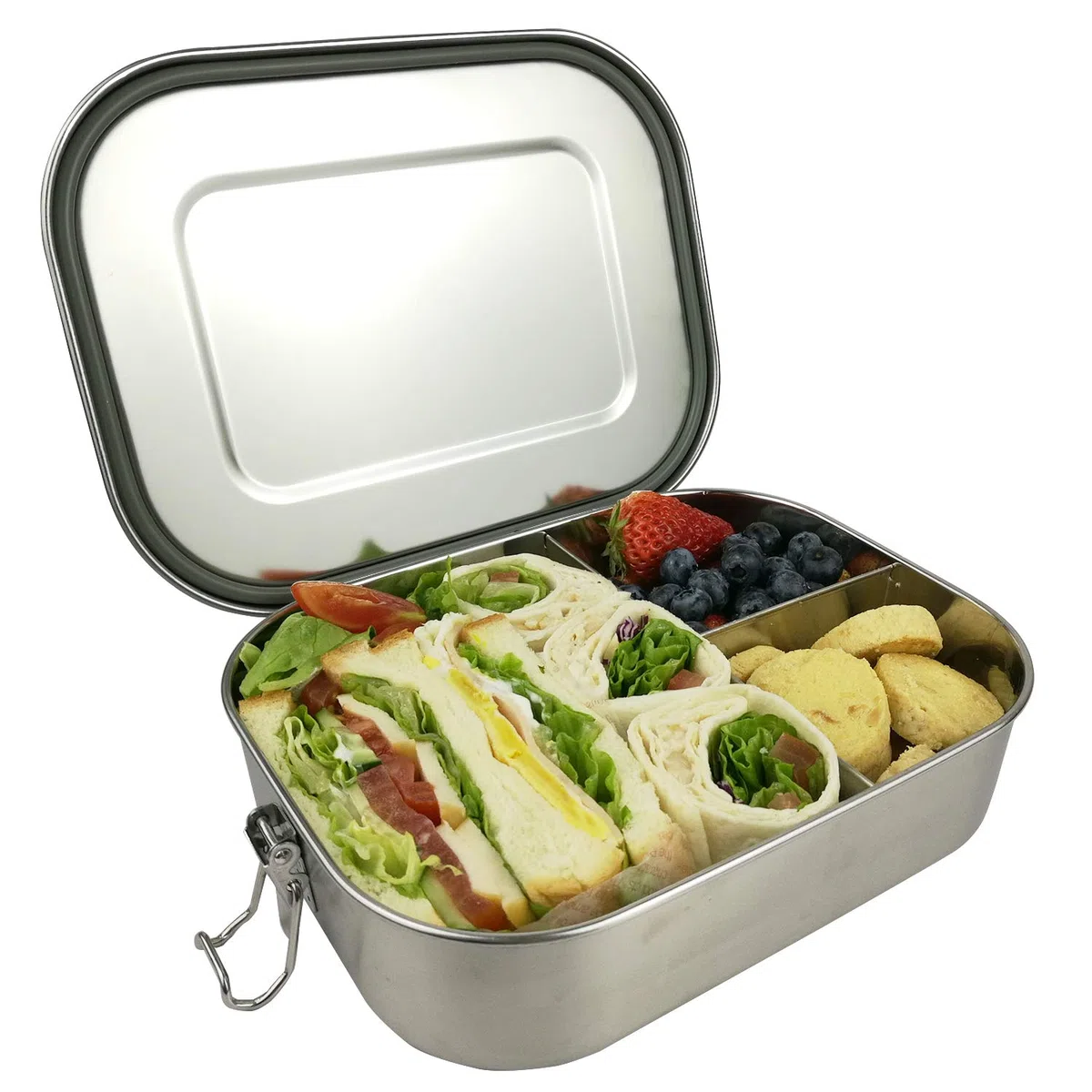 Fiambrera Bento de acero inoxidable