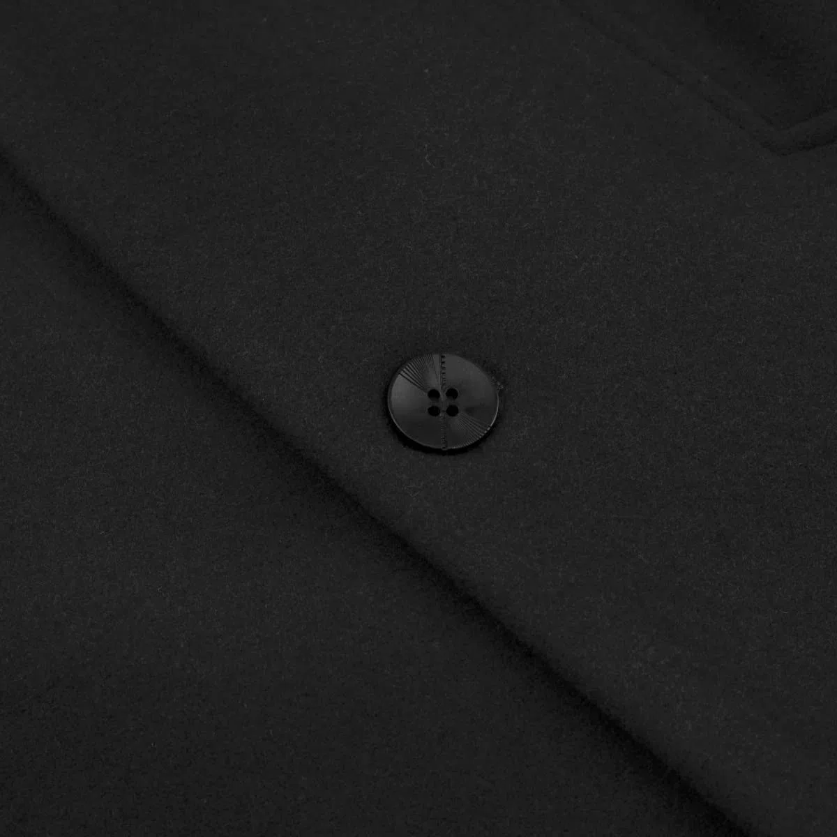 Allthemen Abrigos Hombre Chaqueta de Lana Invierno Larga Trench Coat Hombre Caliente Slim Dos Botones Abrigo Parka A Prueba Viento