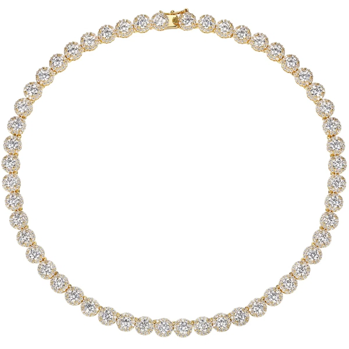 Pulsera de tenis cubana de circonita cúbica cuadrada, corte esmeralda
