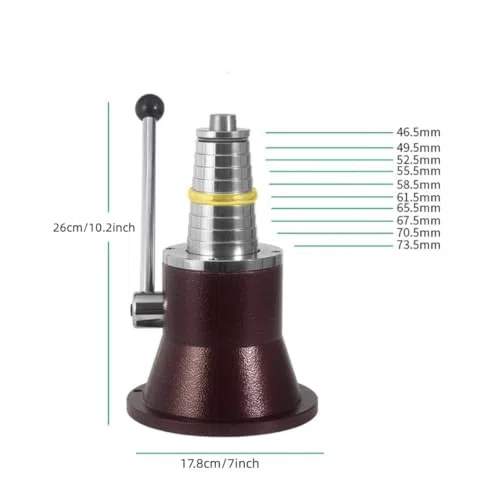 Herramienta expansora de brazaletes y brazaletes, mandril de ajuste para joyas redondas/ovaladas, ajuste de tamaño de anillo, accesorios esenciales de joyería