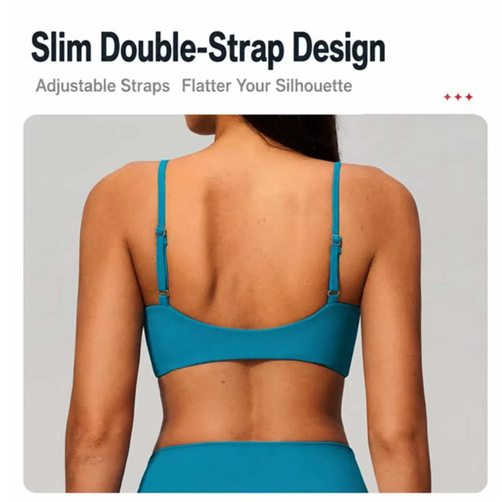 Conjunto Deportivo 2 Piezas para Gimnasio, Running y Yoga | Conjunto yoga 2 piezas, sujetador V tirantes regulables, leggings largos talle alto elevaglúteos sin costuras suaves elástico