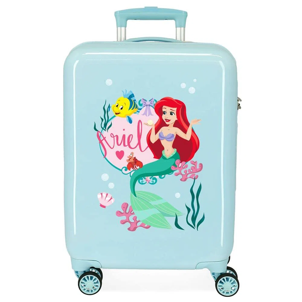 Disney Princess Celebration Equipaje- Equipaje para niños, Niñas, Ariel, 38x55x20 cms