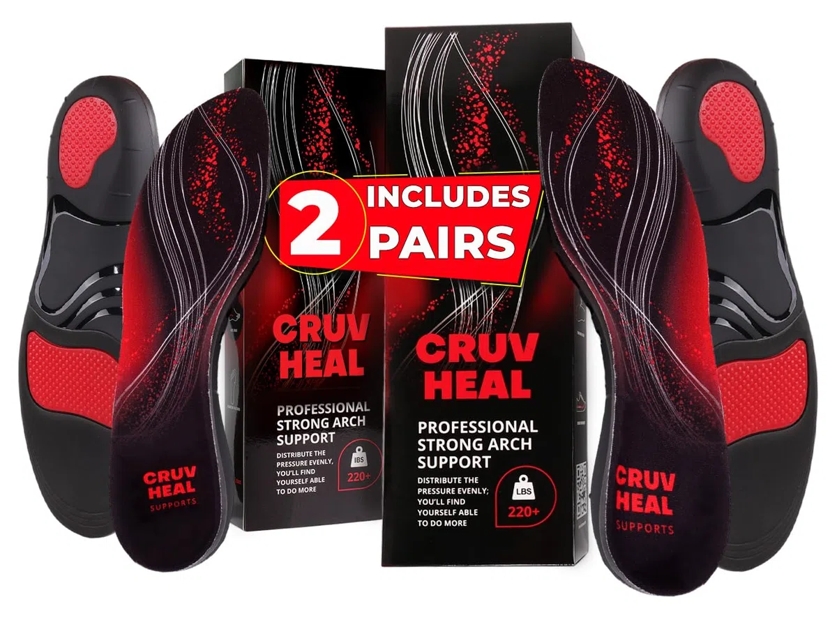 2 paquetes de plantillas para fascitis plantar de más de 220 libras para hombres y mujeres, soporte de arco alto resistente, insertos ortopédicos para zapatos, plantilla para botas de trabajo (negro,