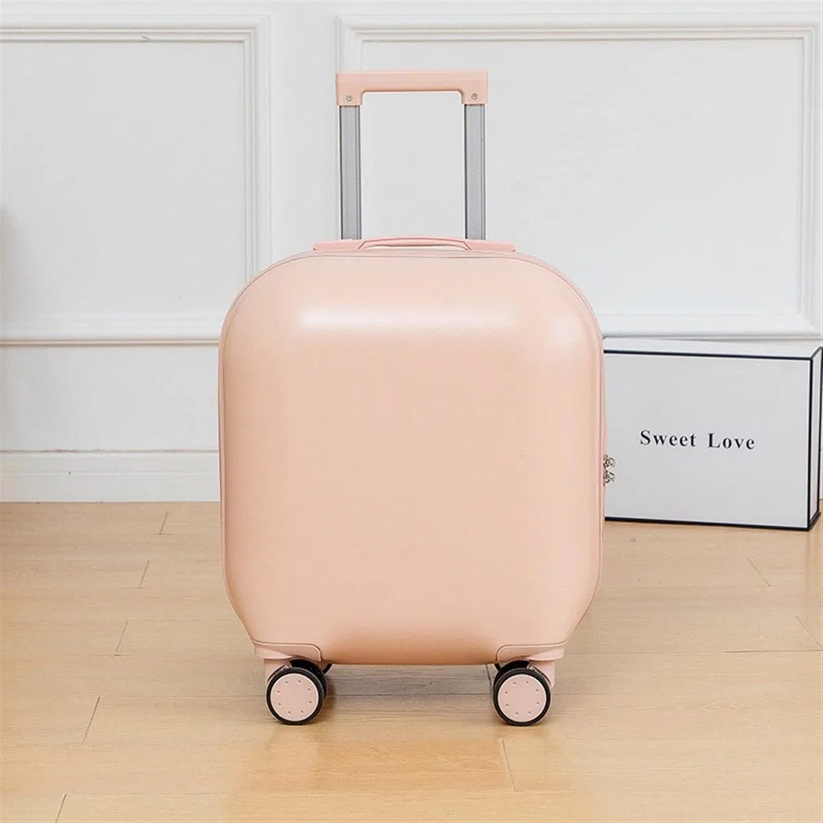 Equipaje Equipaje con Ruedas de 18 Pulgadas Maleta de Embarque portátil pequeña Unisex Maleta de Mano con Ruedas (Color : NO-1)