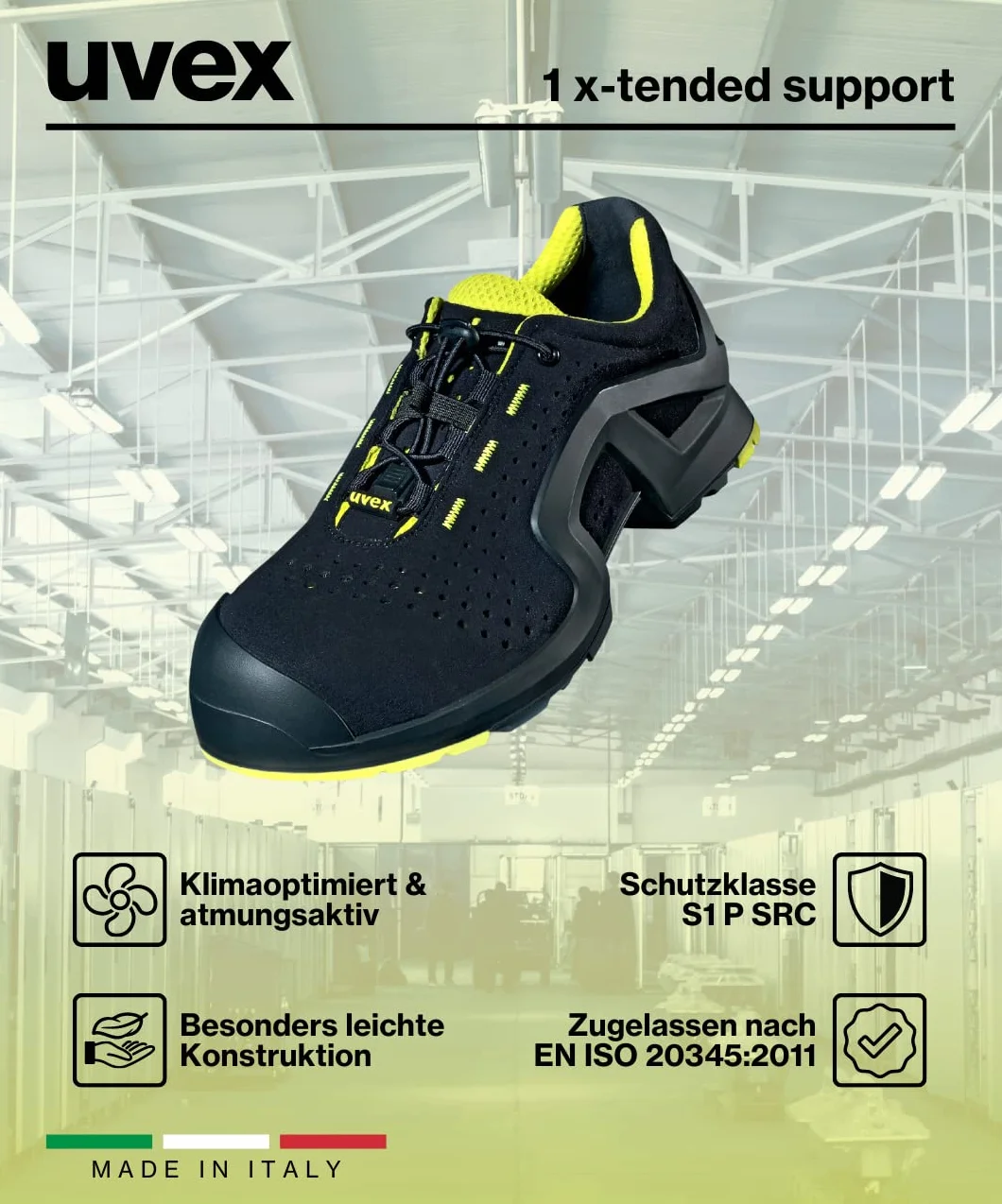 Uvex Uvex 1 X-tended Support Zapatos de trabajoHombre