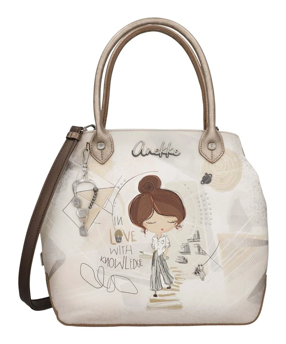 Anekke bolso bandolera Sophia Short Handle Bag Multicolor crema