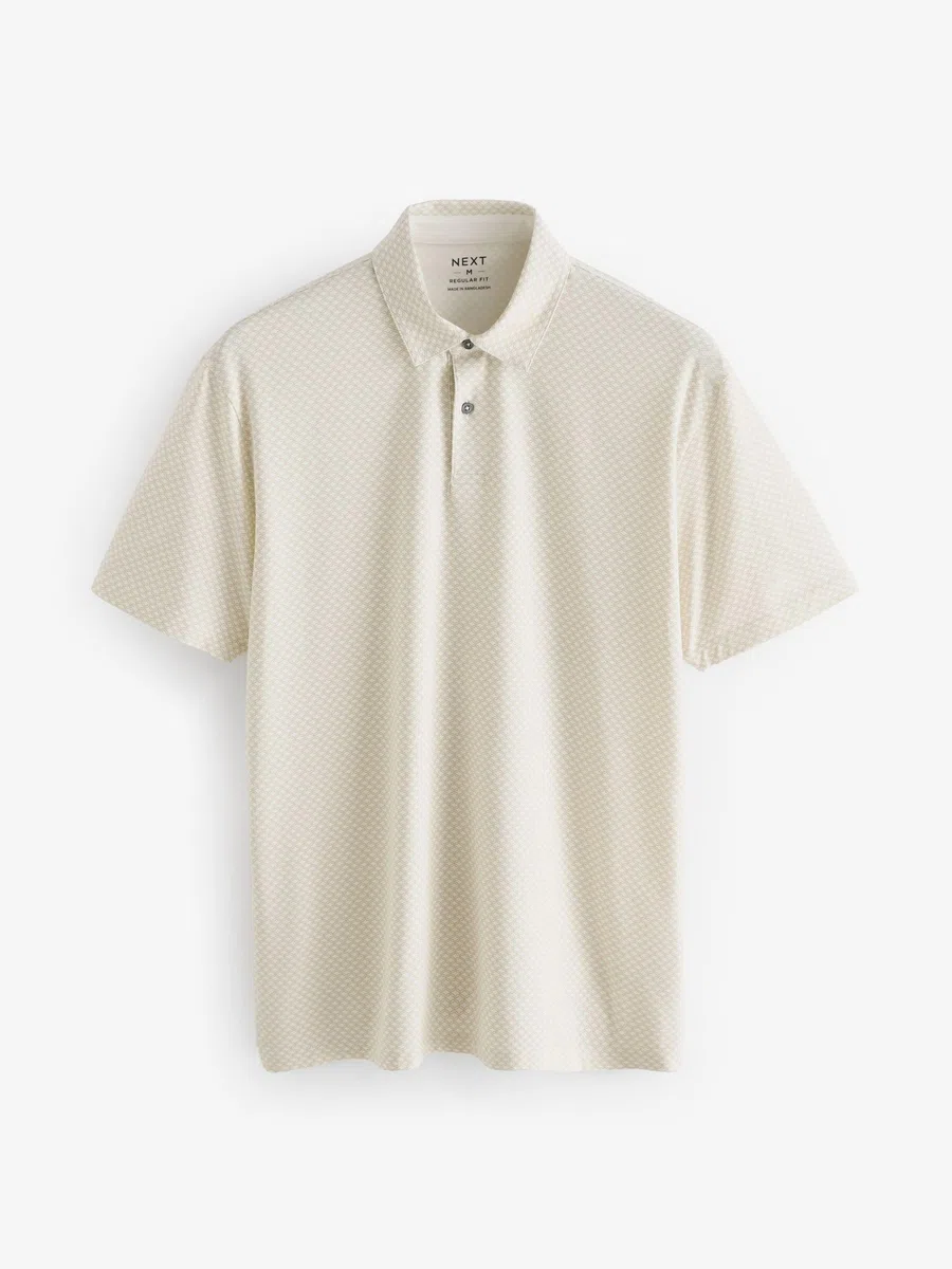 NEXT Hombres Pack de 3 Polos de Punto de Manga Corta con Estampado