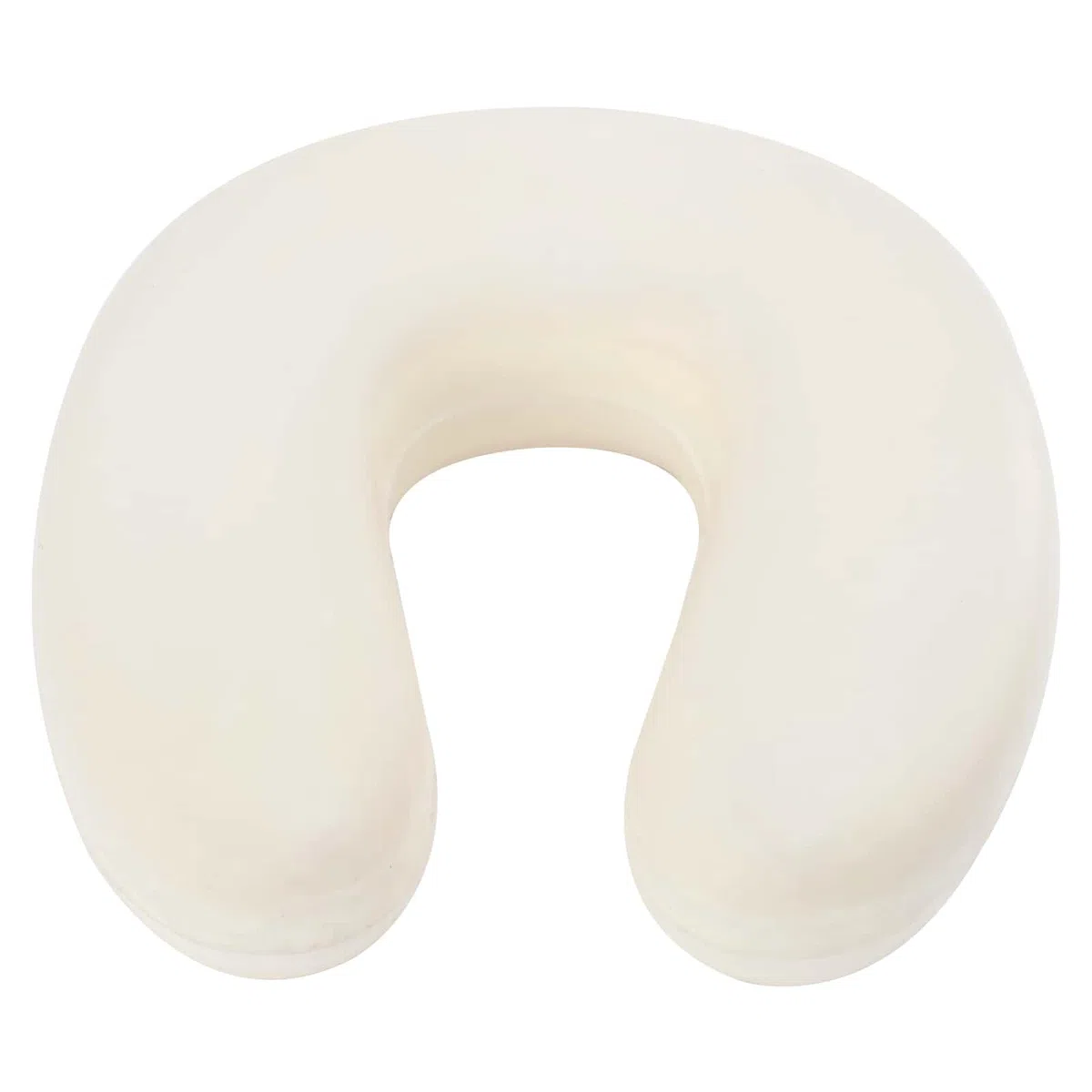 Almohada de viaje para cuello gris con espuma viscoelástica, almohada ergonómica para dormir de lado y de espalda, transpirable, funda lavable