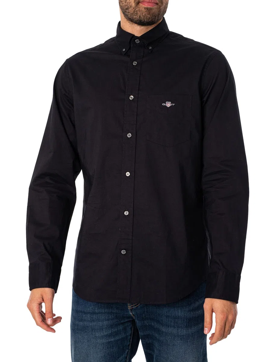 GANT Reg Poplin Shirt Camisa de Vestir Hombre