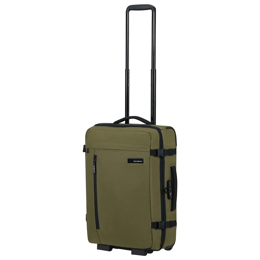 Samsonite Roader - Bolsa de Viaje con Ruedas Pequeña, Equipaje de Mano 55 cm, Trolley Cabina, Ideal para Viajes & Escapadas, 2.20 KG - 39.5 L - Verde (Olive)