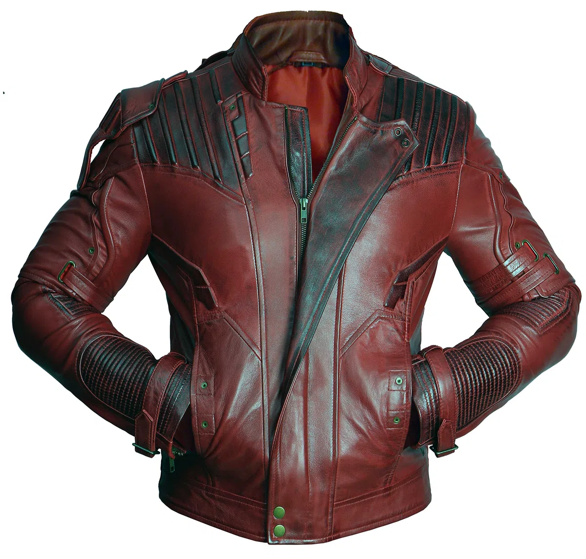 Guardians of The Galaxy Vol. 2 Star Lord Chris Pratt - Chaqueta de piel