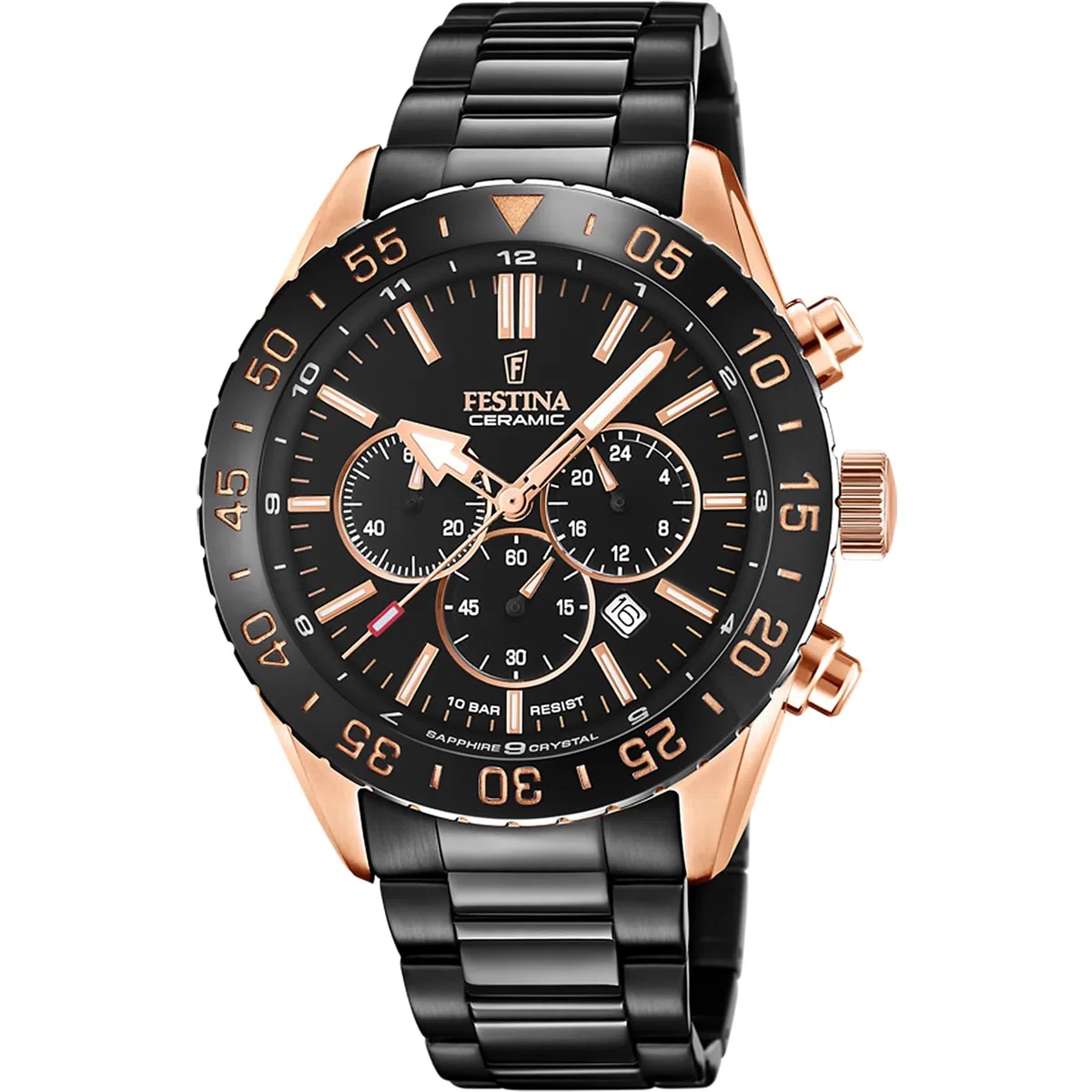 Festina Pulsera de reloj de acero para hombre