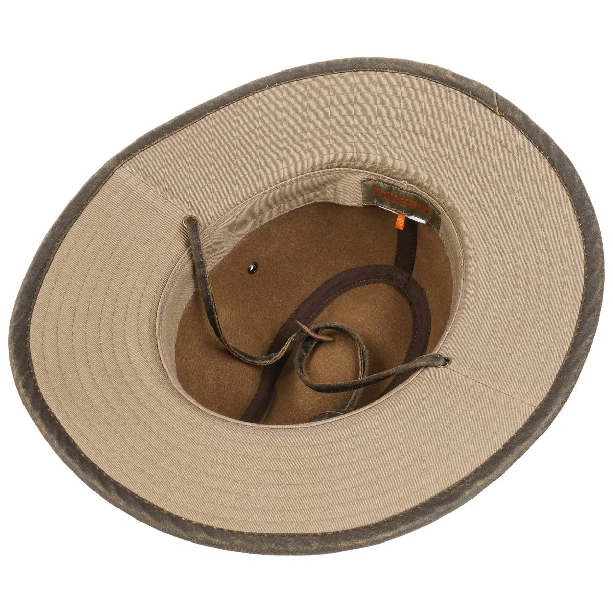 Stetson Sombrero Traveller de Algodón Tarnell Hombre Primavera Verano Protección UV 40 Tela con Ojales de Ventilación