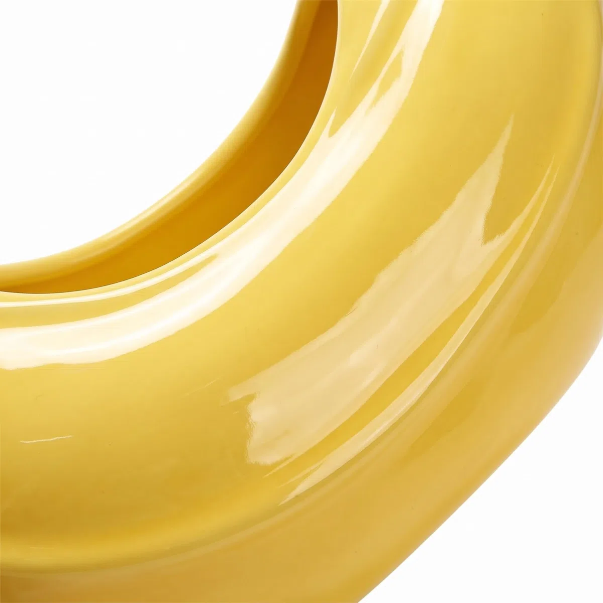 Bol decorativo con forma de plátano - Bol de cerámica para guardar llaves, ideal para la entrada o la mesa de centro - Plato decorativo para dulces - Pequeño y divertido soporte para joyas o