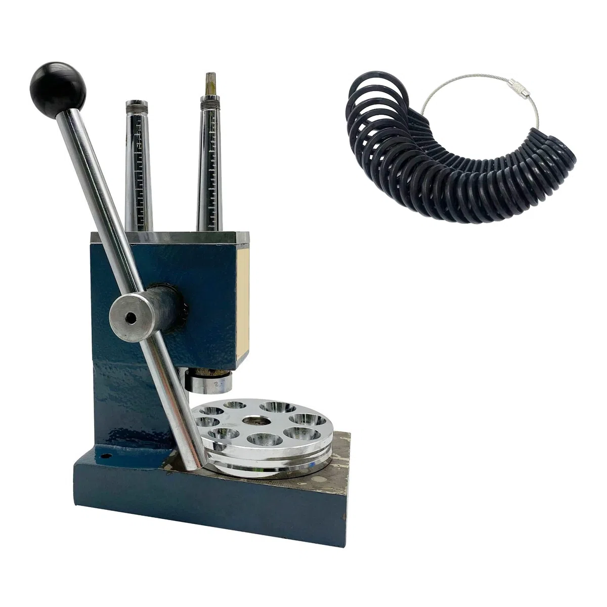 Reductor y ampliador de anillos, herramienta de tamaño eficiente, base pesada, tamaño de anillo ajustable, herramienta de joyería profesional